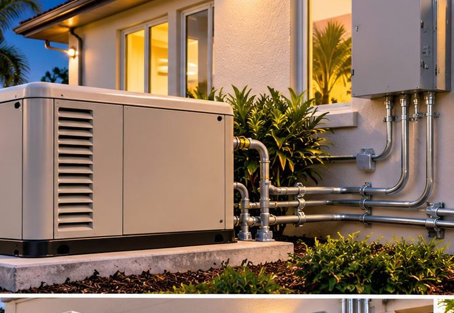Residential standby backup power equipment