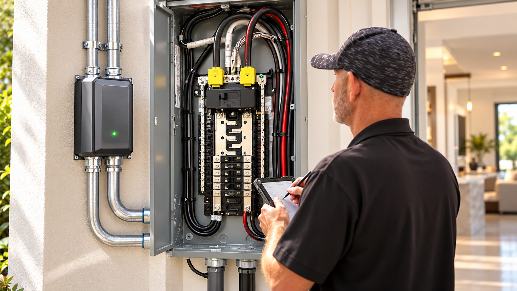 Electrical panel and home power equipment